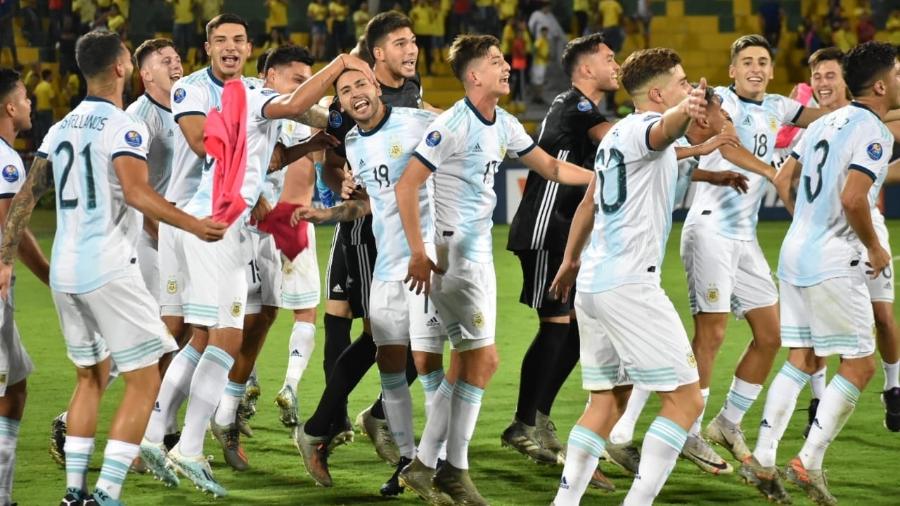 Argentina venceu a Colômbia e se garantiu na Olimpíada de Tóquio - Reprodução/Twitter