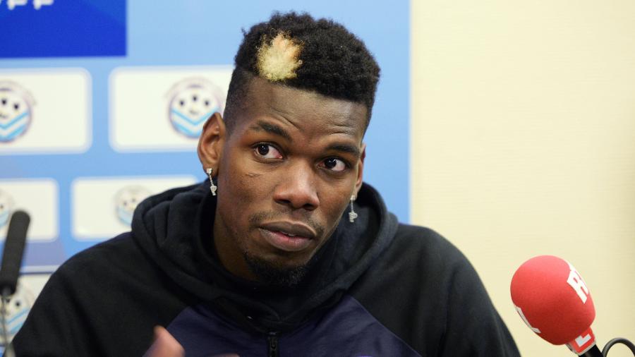 Paul Pogba anunciou parceria com a Unicef para arrecadar R$ 160 mil em doações de seus fãs no Facebook - Guillaume Souvant/AFP