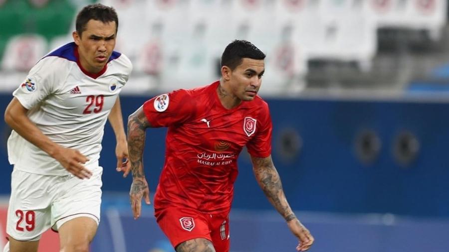 Dudu deu assistência na vitória do Al Duhail - Divulgação/Al Duhail