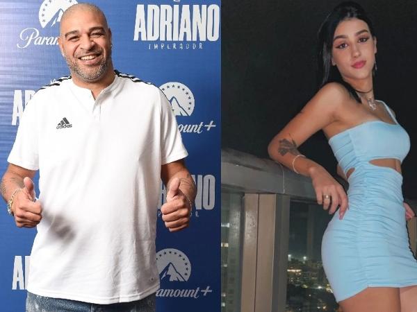 Adriano Imperador e Anna Beatriz Miranda, neta de Gretchen