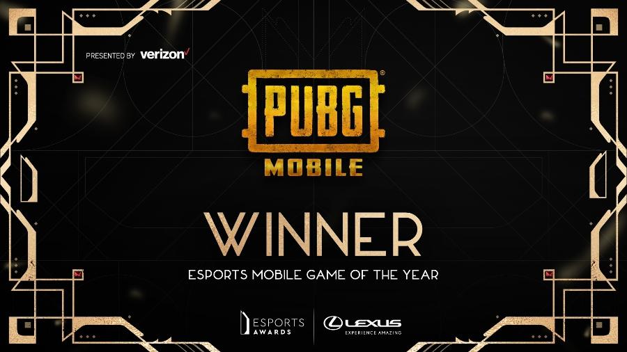PUBG Mobile se destaca - Divulgação/Esports Awards