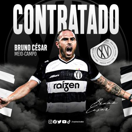 Bruno César é reforço do XV de Piracicaba - Divulgação