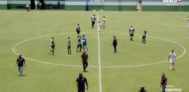 Final entre Vasco e Flamengo no sub-17 termina com confusão e expulsões.