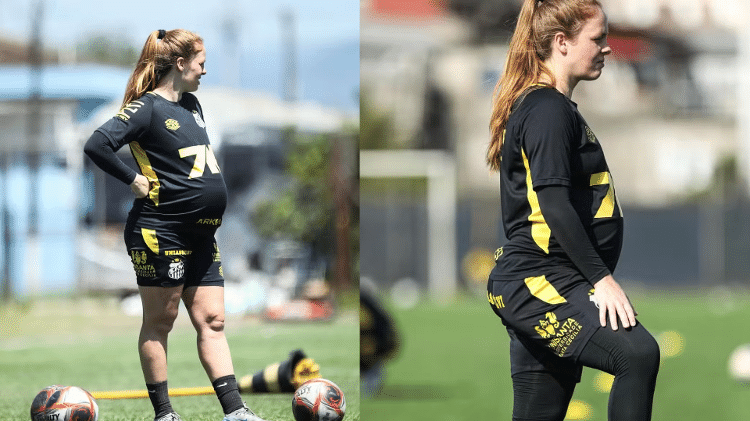 Ketlen Wiggers competiu até o oitavo mês de gravidez Ketlen Wiggers competiu até o oitavo mês de gravidez