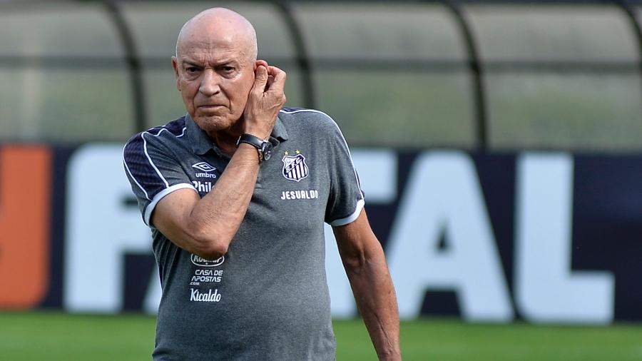 Jesualdo Ferreira, técnico do Santos - Bruno Ulivieri/AGIF