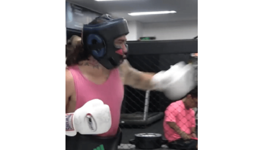 Whindersson Nunes se prepara para enfrentar Popó em luta de boxe - Reprodução/Instagram