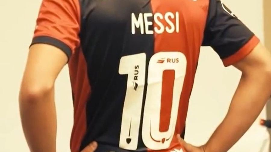 Camisa de Joaquín Messi na Libertadores sub-20 - Divulgação