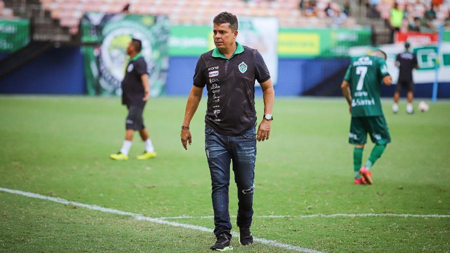 Evaristo Piza, técnico do Manaus - Ismael Monteiro/Manaus FC