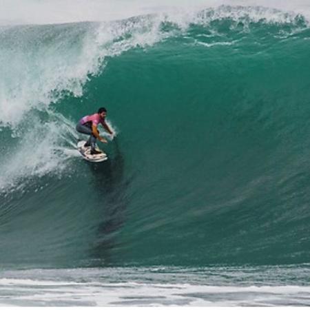 Ian Gouveia, durante o QS 5 mil de Arica, no Chile - WSL