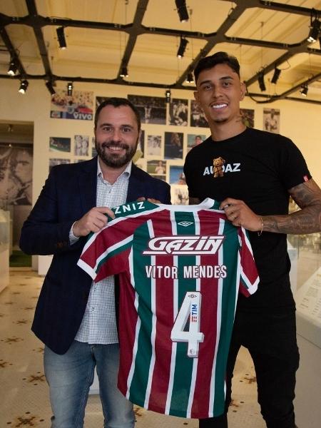 Zagueiro Vitor Mendes é anunciado como reforço do Fluminense - Divulgação Fluminense