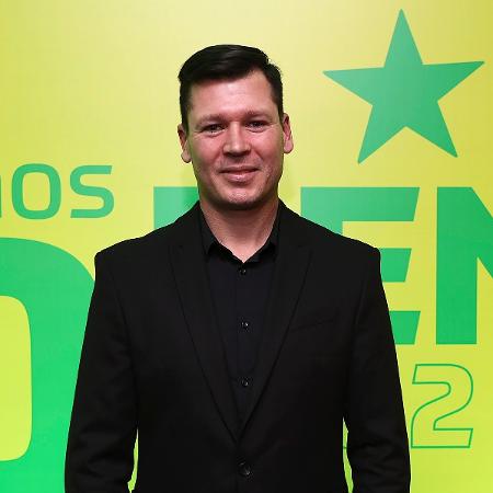 O ex-zagueiro Anderson Polga em evento de cerimônia dos 20 anos do pentacampeonato da seleção brasileira, em 2022