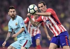 Godín pede atenção até de jogadores distantes para parar Messi em clássico - AFP PHOTO / JAVIER SORIANO