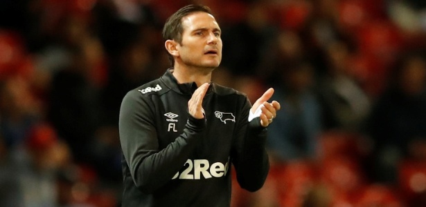 Frank Lampard é treinador do Derby County - Reuters/Andrew Boyers