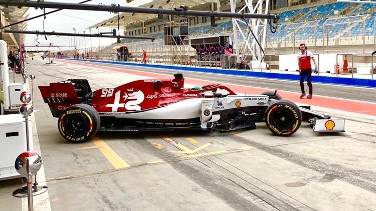 Giovinazzi Alfa Romeo - @alfaromeoracing/Twitter - @alfaromeoracing/Twitter