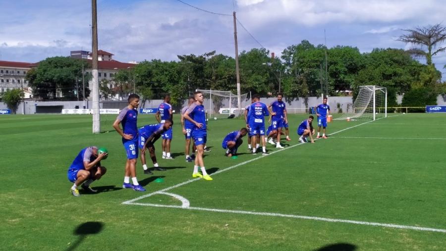 Sampaoli abre treino do Santos no CT Rei Pelé pela primeira vez desde a pré-temporada - UOL