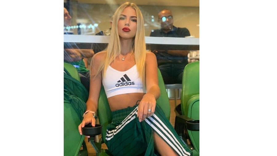 Ekaterina Dorozhko, mulher de Luiz Adriano, atacante do Palmeiras - Reprodução/Instagram