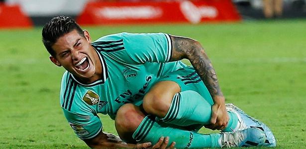 Meia do Real Madrid | James Rodríguez deve perder restante do ano devido a lesão no joelho