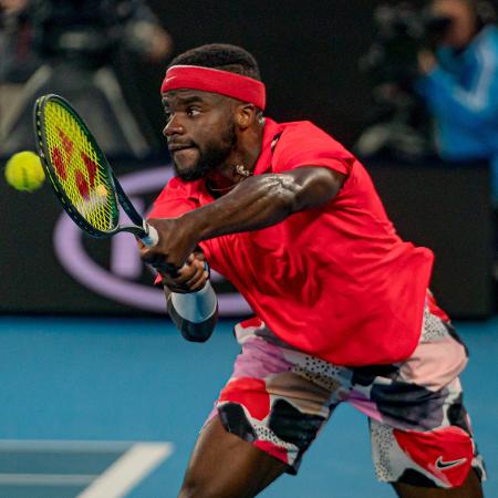 Tenista norte-americano Frances Tiafoe se irritou com árbitro após derrota em ATP - Andy Cheung/Getty Images