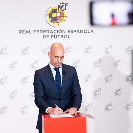 Luis Rubiales, presidente da Real Federação Espanhola de Futebol  - Divulgação