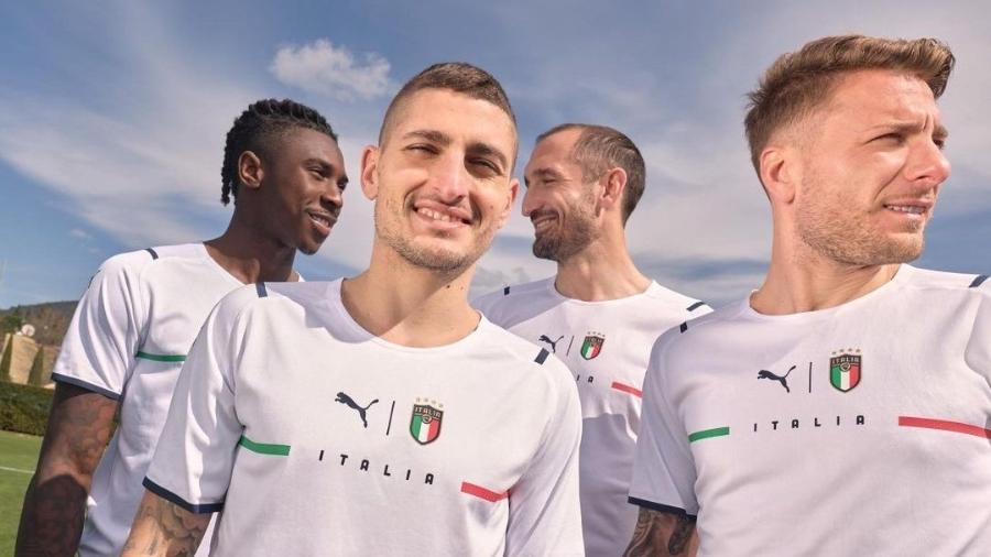 Nova camisa 2 da seleção italiana - Divulgação