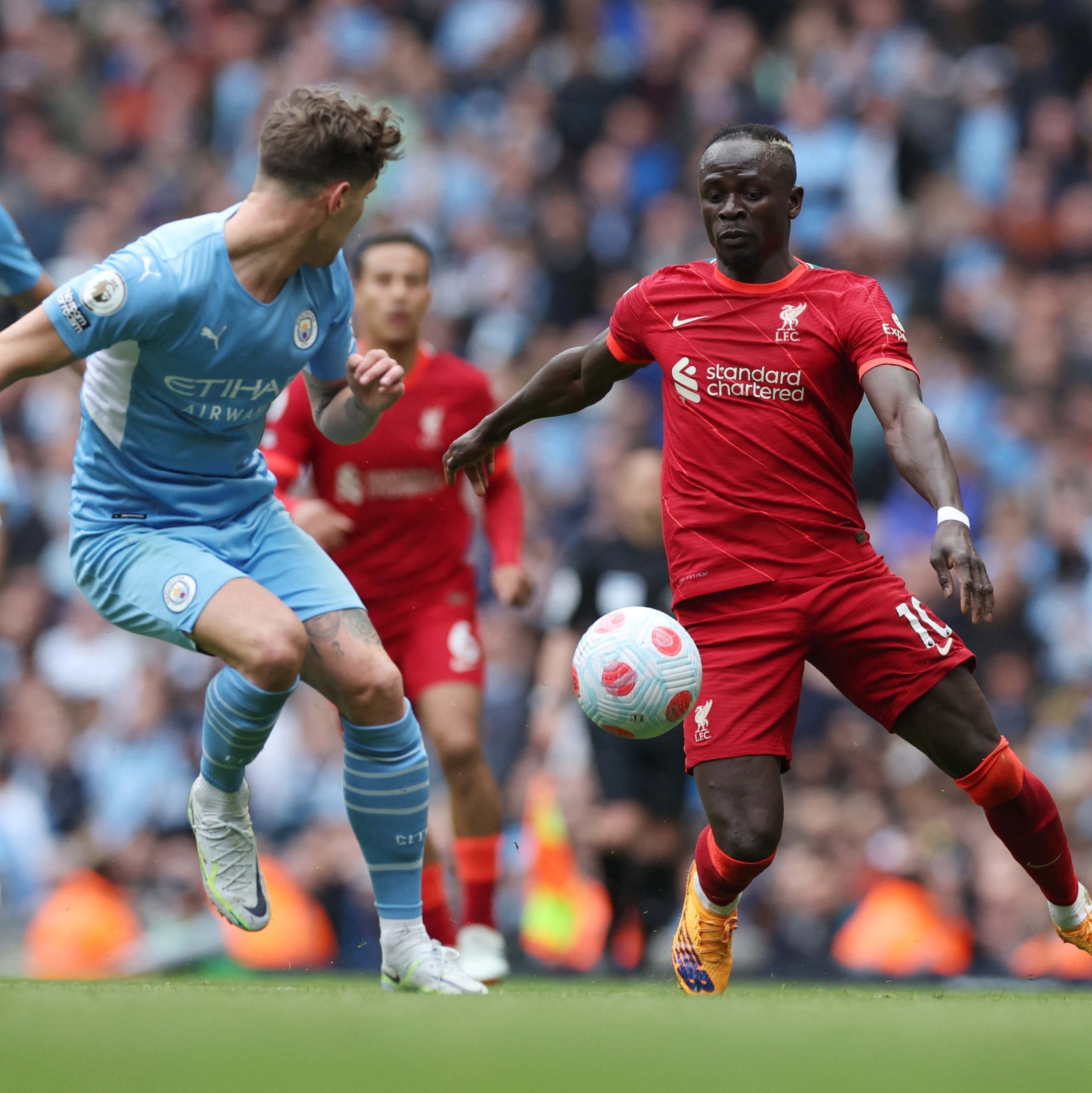 Seis jogadores da Copa do Mundo incluídos no time do City para enfrentar o  Liverpool