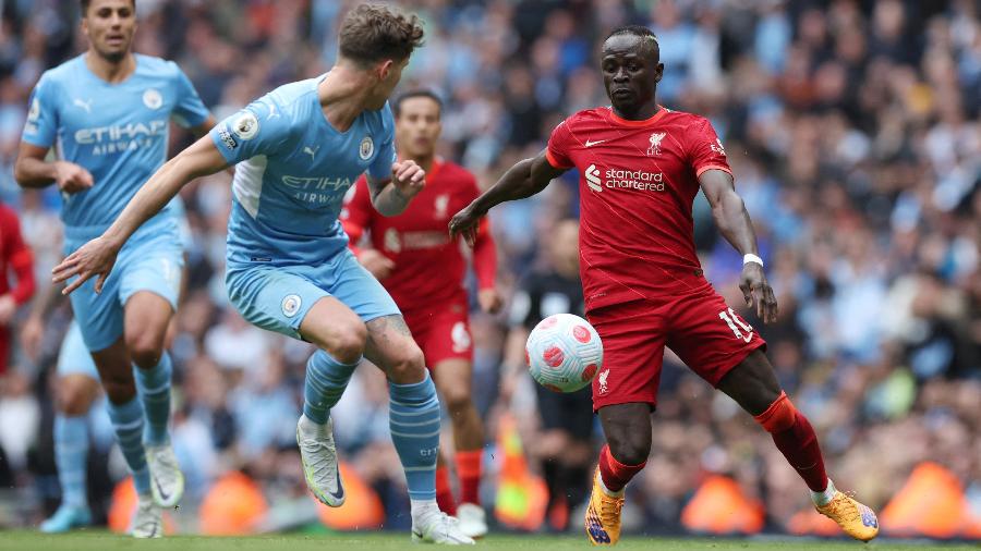 Liverpool e Manchester City disputam título do Campeonato Inglês na temporada 2021-22 - Phil Noble/Reuters