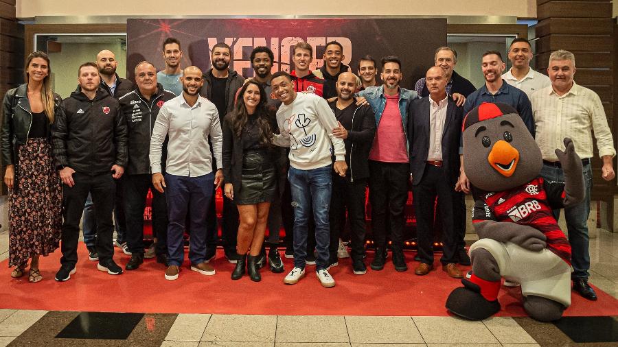 Lançamento do documentário "Vencer, vencer, vencer" sobre o basquete do Flamengo - Foto: Paula Reis / Flamengo