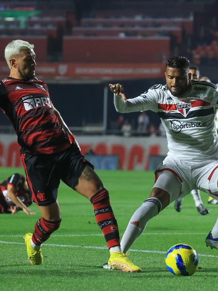 São Paulo e Flamengo mediram forças na semifinal da Copa do Brasil - Marcello Zambrana/AGIF