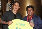 Cano, do Fluminense, se encontra com presidente da CBF no Qatar - Rafael Ribeiro/CBF