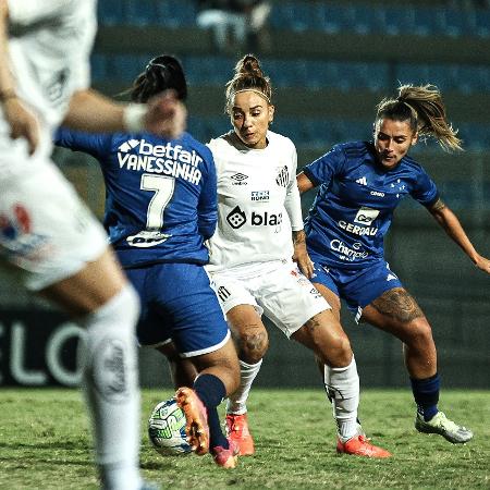 Santos vence o Cruzeiro em partida válida pelo Brasileirão Feminino A1 - Gustavo Martins/Cruzeiro