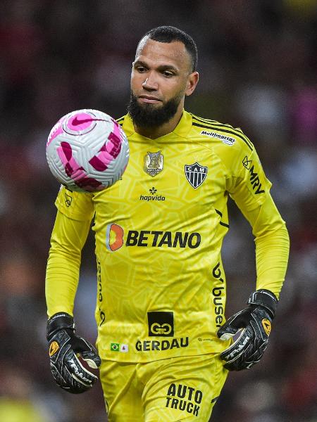 Everson durante Atlético-MG x Flamengo, jogo do Campeonato Brasileiro