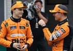 Norris e Piastri festejam dobradinha da McLaren: 