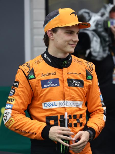 Oscar Piastri e Lando Norris, pilotos da McLaren, após classificatório do GP da Hungria de Fórmula 1