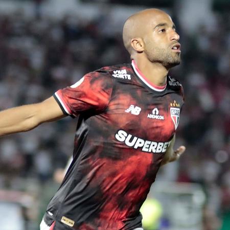 Lucas comemora gol em São Paulo x Vasco, duelo do Campeonato Brasileiro - DENNY CESARE/CÓDIGO19/ESTADÃO CONTEÚDO