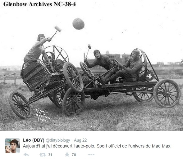 Os acidentes do autopolo - Reprodução/Twitter