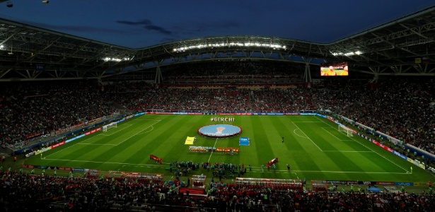 Arena de Kazan recebeu bom público para Alemanha x Chile - John Sibley/Reuters - John Sibley/Reuters