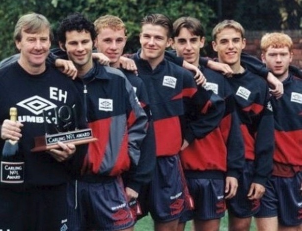 Beckham publica foto de quando era juvenil no Manchester United - Reprodução Instagram