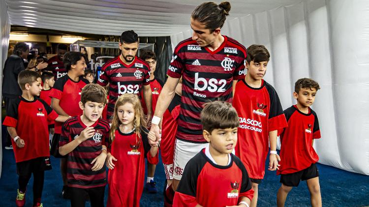 Filipe Luís é uma das armas do Flamengo na briga pelo título continental - Alexandre Vidal/Flamengo