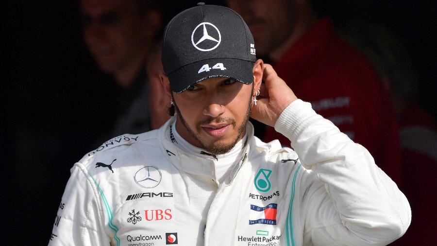 Lewis Hamilton durante GP da Itália - Andrej Isakovic/AFP 