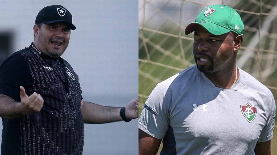 Clássico entre Botafogo e Fluminense colocará Barroca e Marcão frente a frente - Vítor Silva/Botafogo e Lucas Merçon / Fluminense F.C.