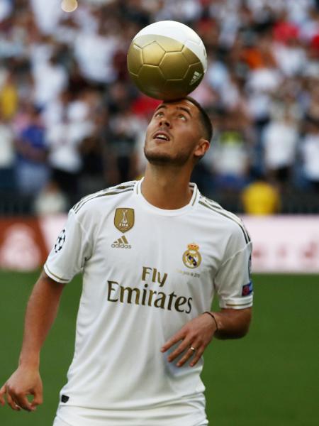 Eden Hazard foi contratado pelo Real Madrid em junho de 2019 por cerca de R$ 400 milhões - REUTERS/Sergio Perez