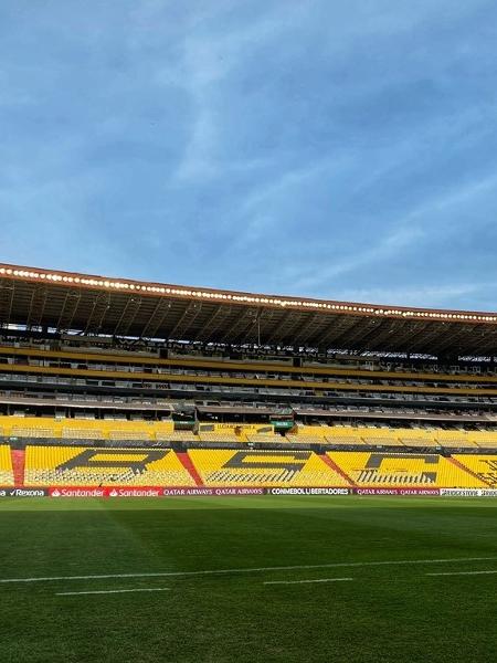 Estádio Monumental de Guayaquil é a sede oficial da final da Libertadores - Divulgação/CRF