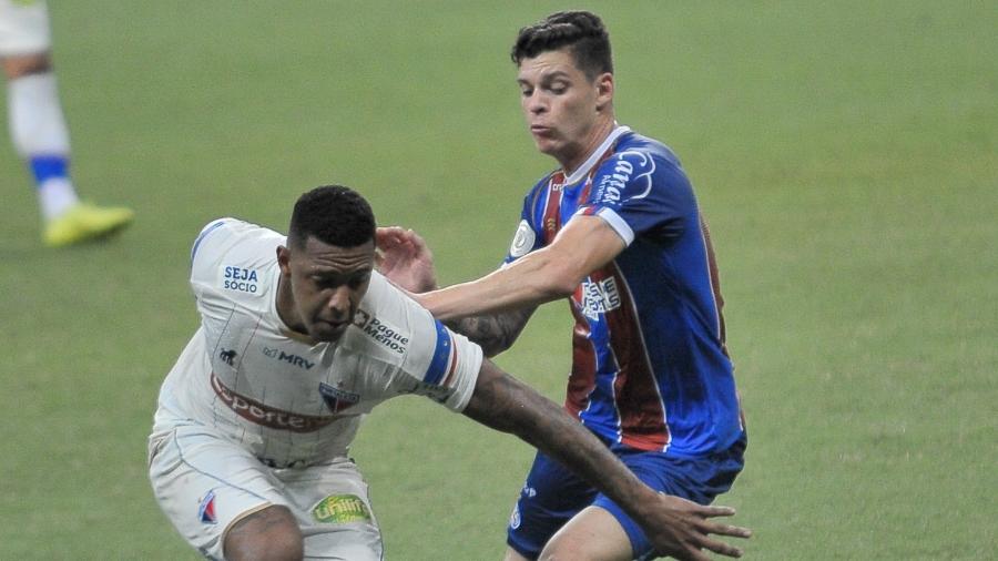 Bahia venceu o Fortaleza por 2 a 1 no jogo do primeiro turno, na Fonte Nova - Jhony Pinho/AGIF