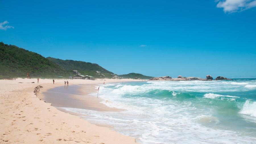 Praia Mole, em Florianópolis: Brasileiro gosta mesmo é de passar as férias nas areias - divulgação