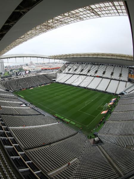 Neo Química Arena antes do jogo entre Corinthians e Bahia