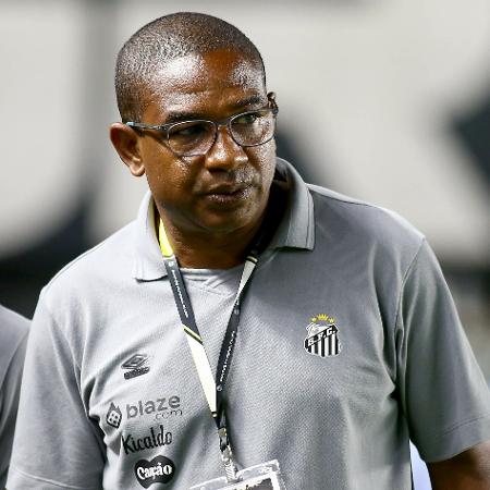 César Sampaio foi o técnico do Santos no jogo contra o Atlético-MG pelo Brasileirão - Mauricio De Souza/AGIF