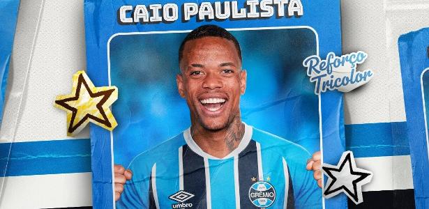 Grêmio contrata Caio Paulista, ex-Palmeiras: saiba mais sobre o novo reforço.