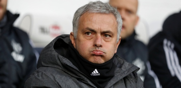 José Mourinho na partida entre West Bromwich e Manchester United - Reuters/Carl Recine