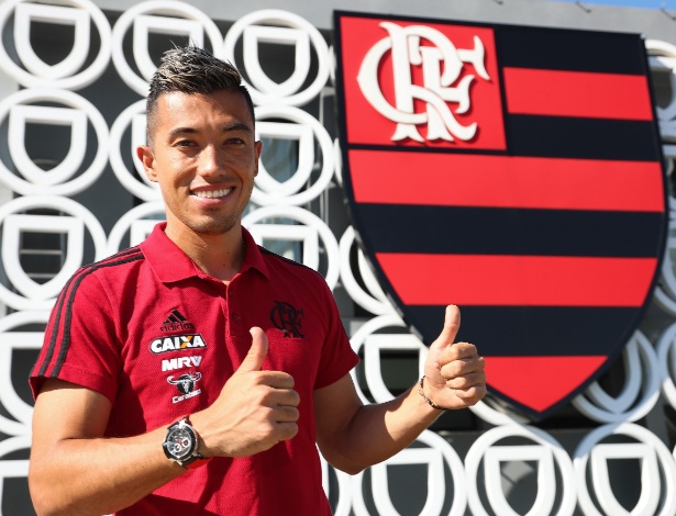 Fernando Uribe já pode estrear pelo Flamengo: único reforço para o segundo semestre - Gilvan de Souza/ Flamengo