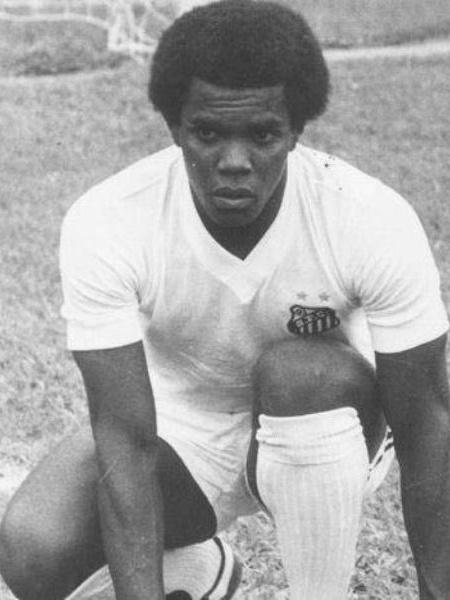 Cláudio Adão iniciou a carreira no Santos, em 1973, ao lado de Pelé e Edu - 